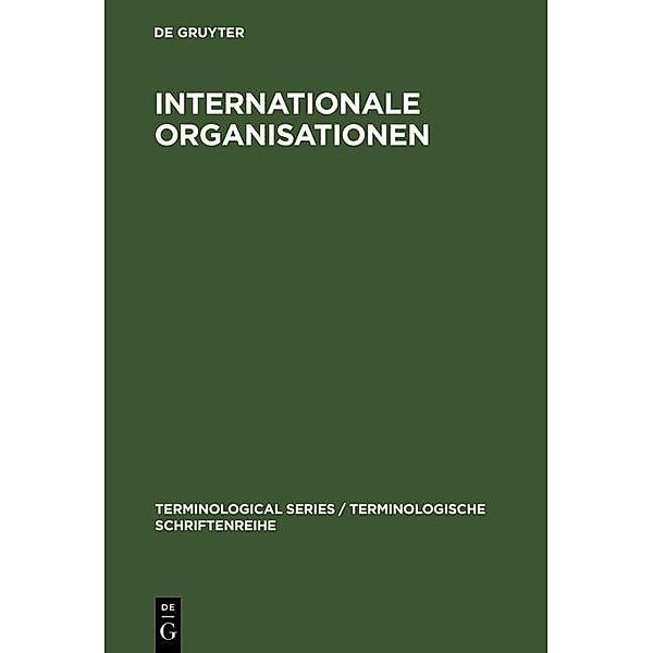 Internationale Organisationen / Terminologische Schriftenreihe Bd.2