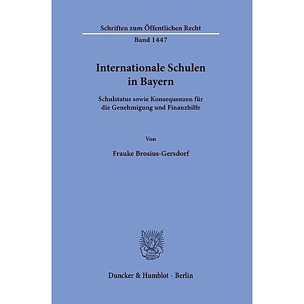 Internationale Schulen in Bayern., Frauke Brosius-Gersdorf