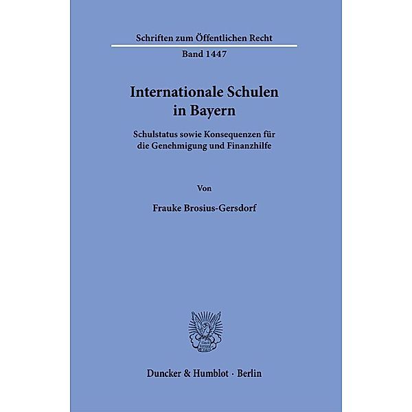 Internationale Schulen in Bayern., Frauke Brosius-Gersdorf