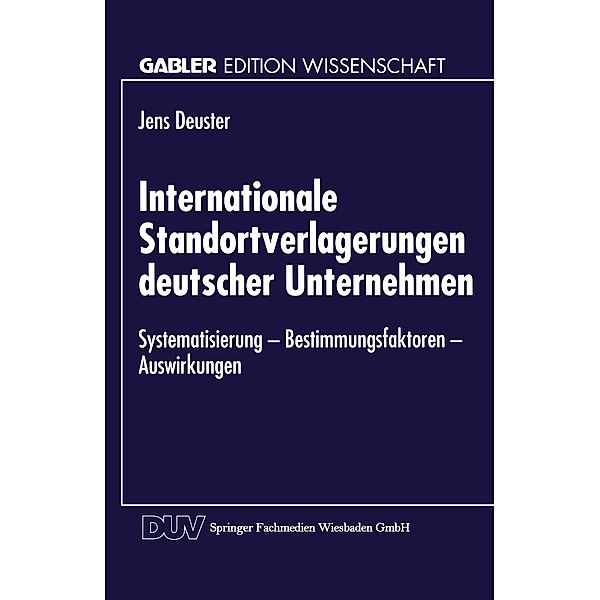 Internationale Standortverlagerungen deutscher Unternehmen