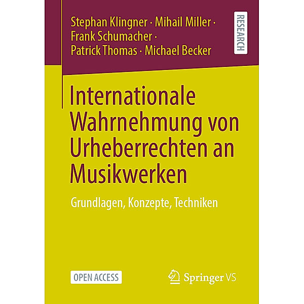 Internationale Wahrnehmung von Urheberrechten an Musikwerken, Stephan Klingner, Mihail Miller, Frank Schumacher, Patrick Thomas, Michael Becker