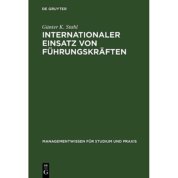 Internationaler Einsatz von Führungskräften / Jahrbuch des Dokumentationsarchivs des österreichischen Widerstandes, Günter K. Stahl