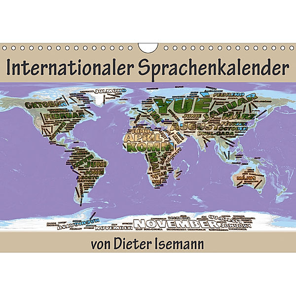 Internationaler Sprachenkalender (Wandkalender 2019 DIN A4 quer), Dieter Isemann