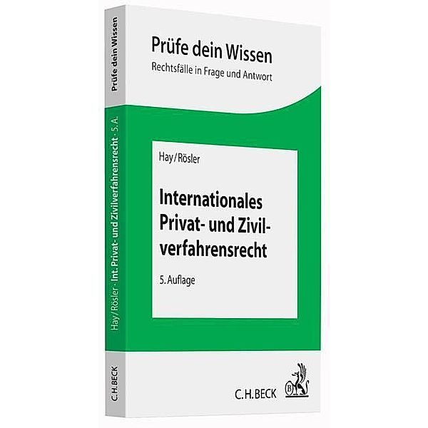 Internationales Privat- und Zivilverfahrensrecht, Peter Hay