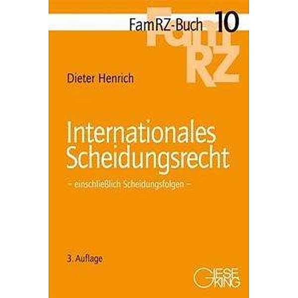 Internationales Scheidungsrecht, Dieter Henrich