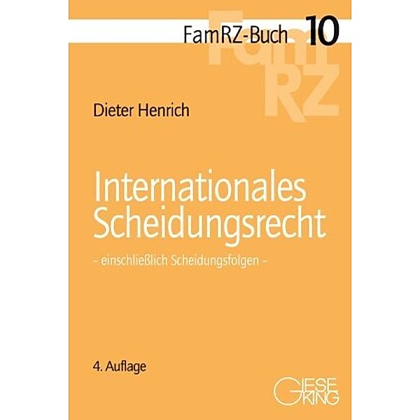 Internationales Scheidungsrecht, Dieter Henrich