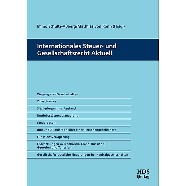 Internationales Steuer- und Gesellschaftsrecht Aktuell