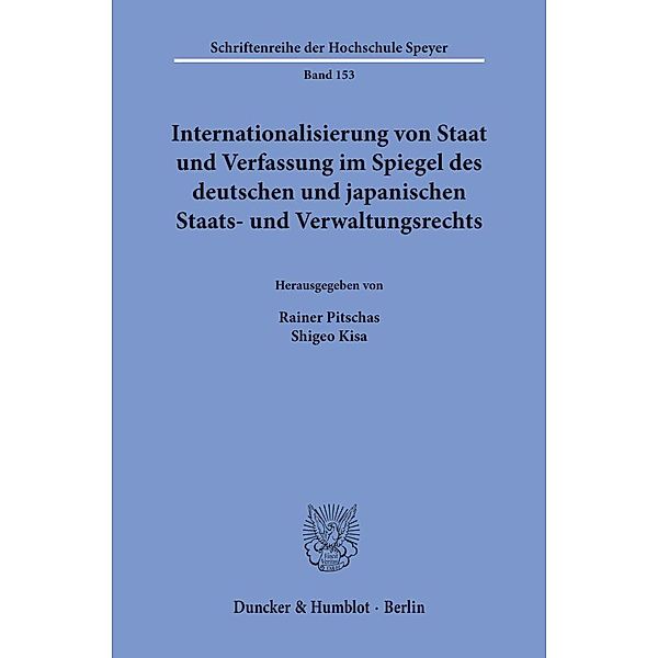 Internationalisierung von Staat und Verfassung im Spiegel des deutschen und japanischen Staats- und Verwaltungsrechts