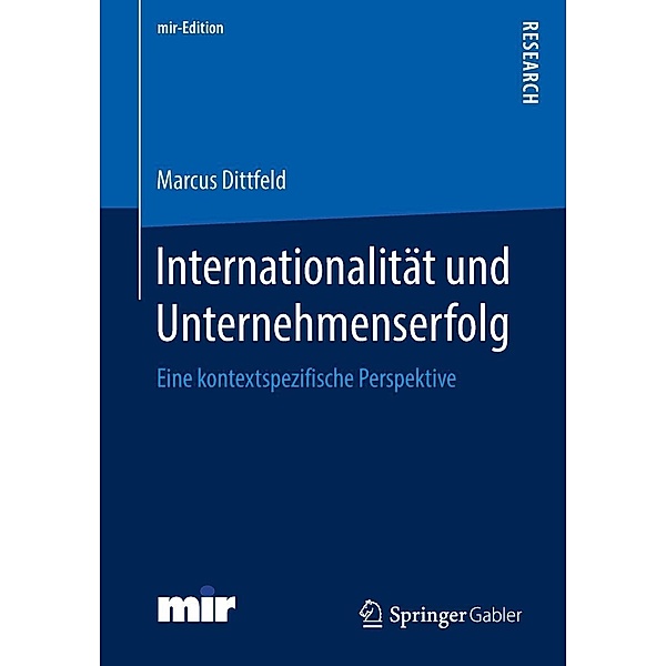 Internationalität und Unternehmenserfolg / mir-Edition, Marcus Dittfeld