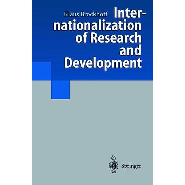 Internationalization of Research and Development, Klaus Brockhoff