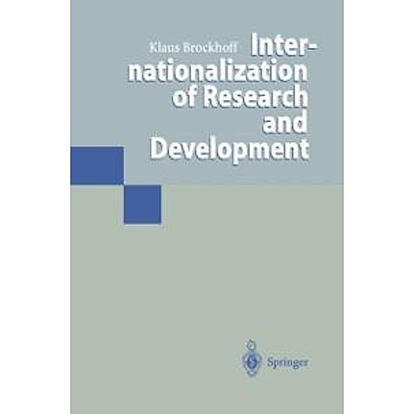 Internationalization of Research and Development, Klaus Brockhoff