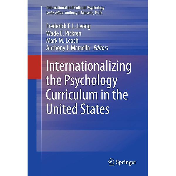 Internationalizing the Psychology Curriculum in the United States / International and Cultural Psychology