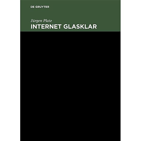 Internet glasklar / Jahrbuch des Dokumentationsarchivs des österreichischen Widerstandes, Jürgen Plate
