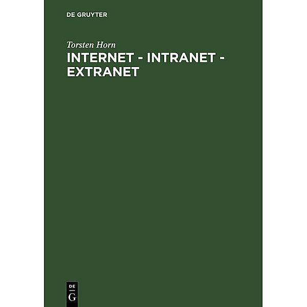 Internet - Intranet - Extranet / Jahrbuch des Dokumentationsarchivs des österreichischen Widerstandes, Torsten Horn