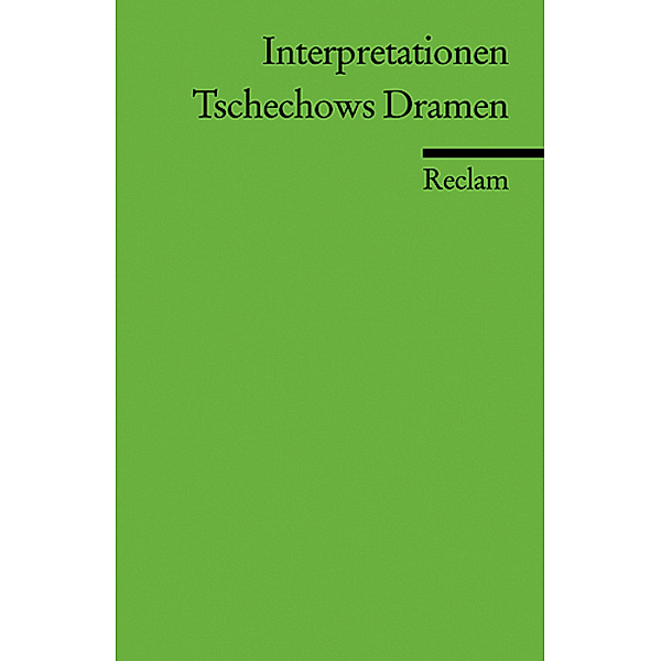 Interpretationen: Tschechows Dramen, A Cudakow, M Deppermann, R Peace, B Zelinsky