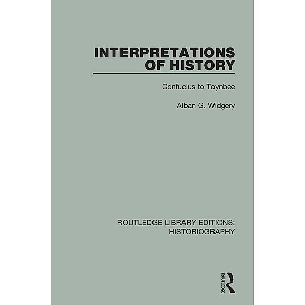 Interpretations of History, Alban G. Widgery