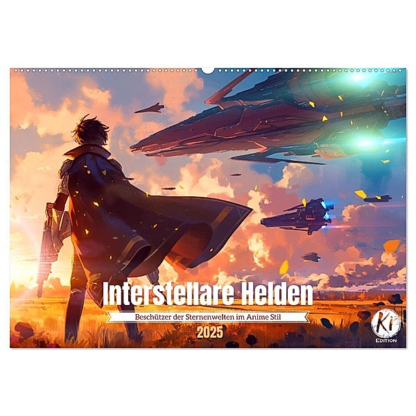 Interstellare Helden (Wandkalender 2025 DIN A2 quer), CALVENDO Monatskalender, Calvendo, Kerstin Waurick