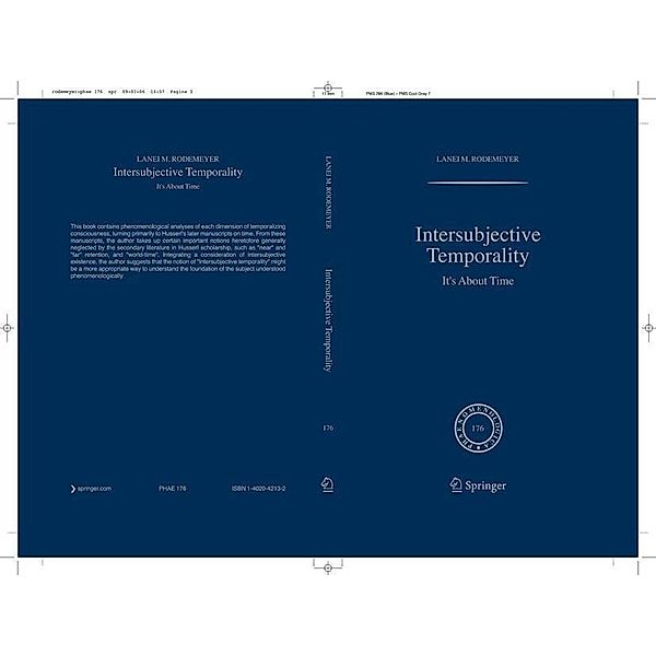 Intersubjective Temporality / Phaenomenologica Bd.176, Lanei M. Rodemeyer