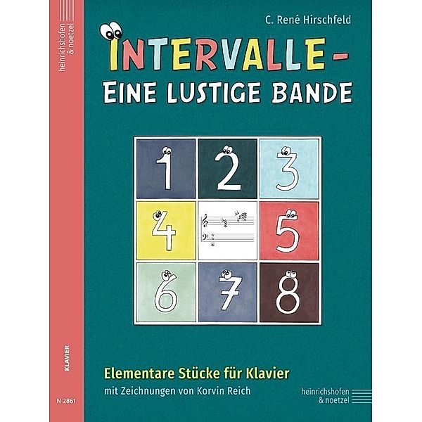 Intervalle - Eine lustige Bande, für Klavier, Spielpartitur, C. René Hirschfeld