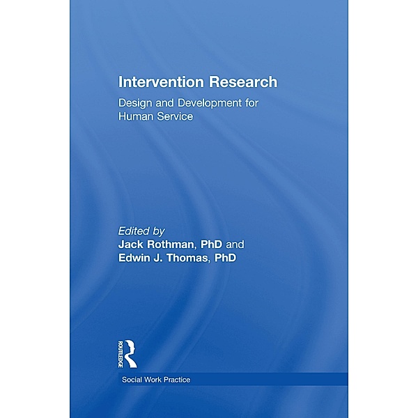 Intervention Research, Edwin J Thomas, Jack Rothman