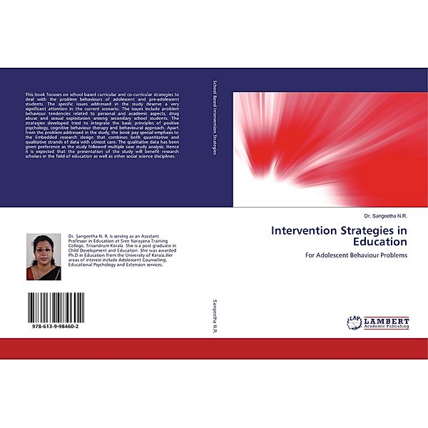 Intervention Strategies in Education, N. R. Sangeetha