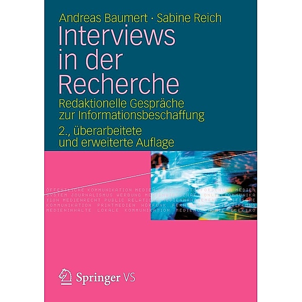 Interviews in der Recherche, Andreas Baumert, Sabine Reich