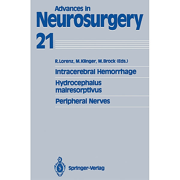 Intracerebral Hemorrhage Hydrocephalus malresorptivus Peripheral Nerves