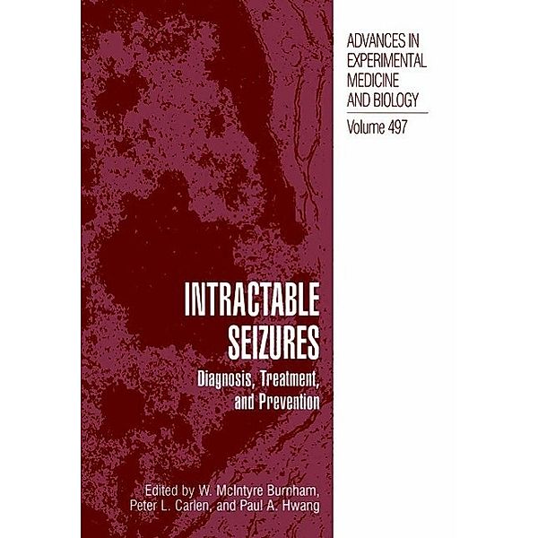 Intractable Seizures / Advances in Experimental Medicine and Biology Bd.497