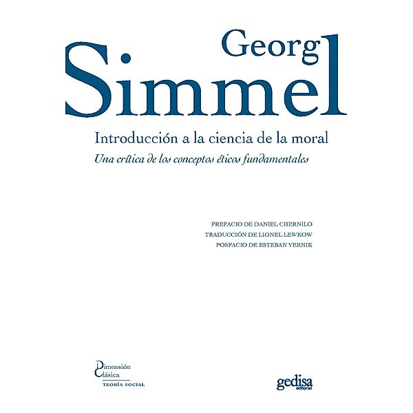 Introducción a la ciencia de la moral, Georg Simmel