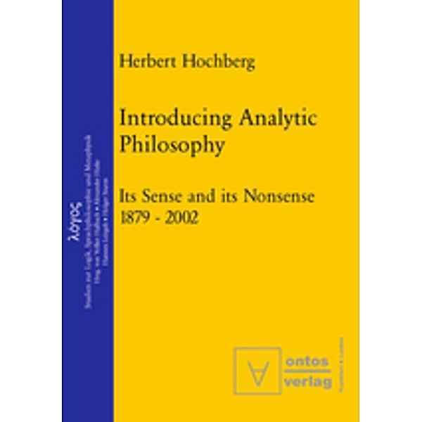 Introducing Analytic Philosophy, Herbert Hochberg