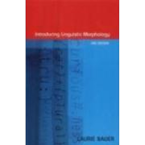 Introducing Linguistic Morphology, Laurie Bauer