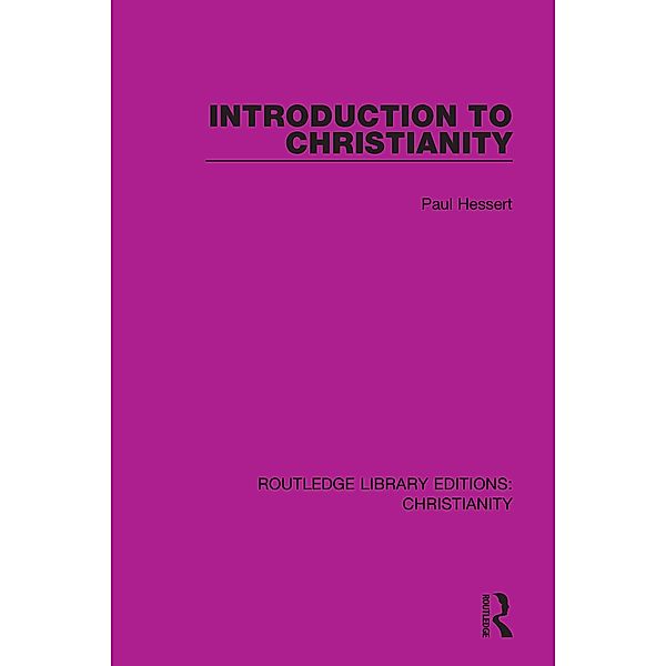 Introduction to Christianity, Paul Hessert