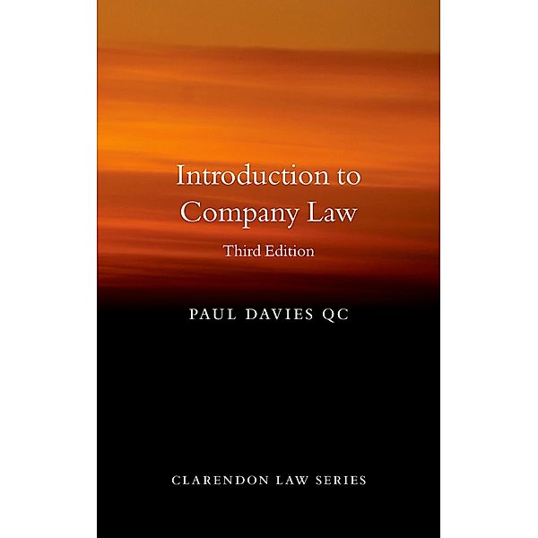 Introduction to Company Law / Clarendon Law Series, Paul Davies
