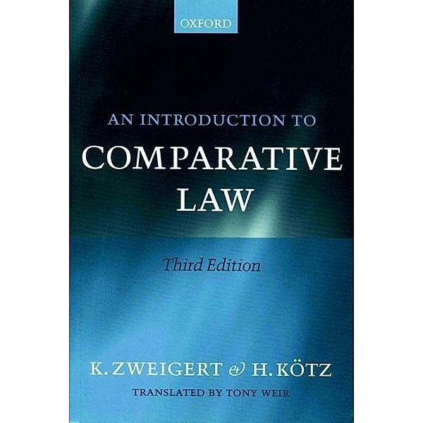 Introduction to Comparative Law, Konrad Zweigert, Hein Kötz