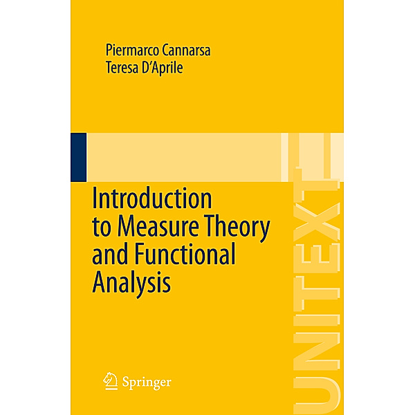 Introduction to Measure Theory and Functional Analysis, Piermarco Cannarsa, Teresa D'Aprile