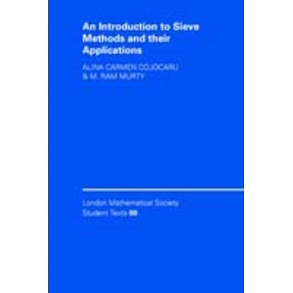 Introduction to Sieve Methods and Their Applications, Alina Carmen Cojocaru