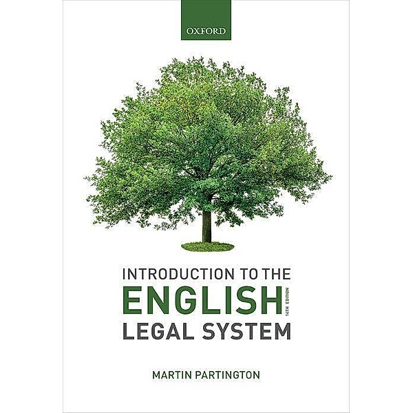 Introduction to the English Legal System 2019-2020, Martin Partington