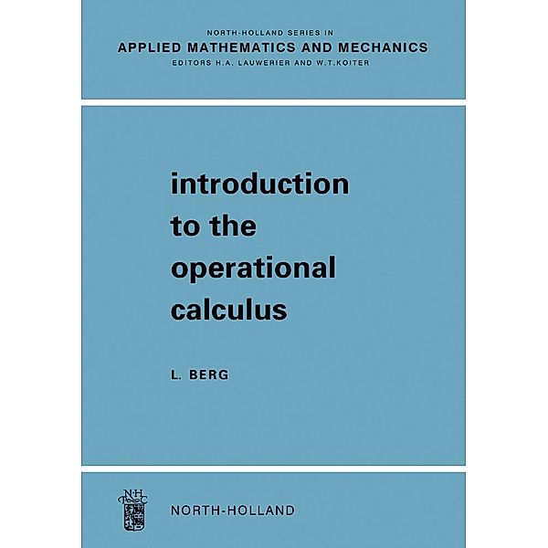 Introduction To The Operational Calculus, Lothar Berg