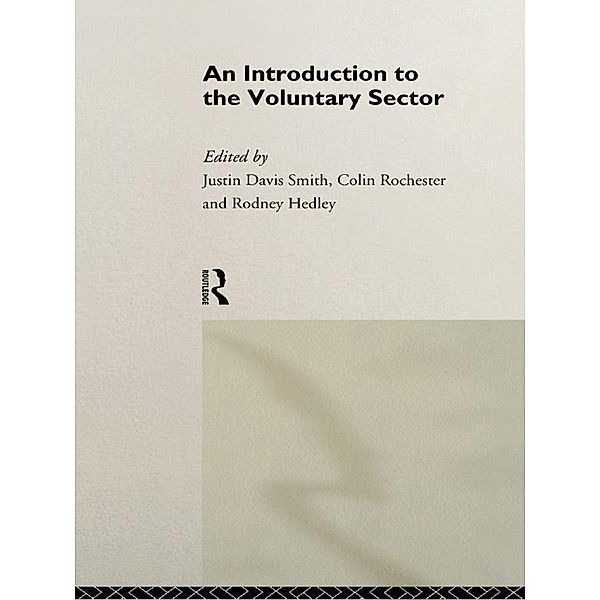 Introduction to the Voluntary Sector