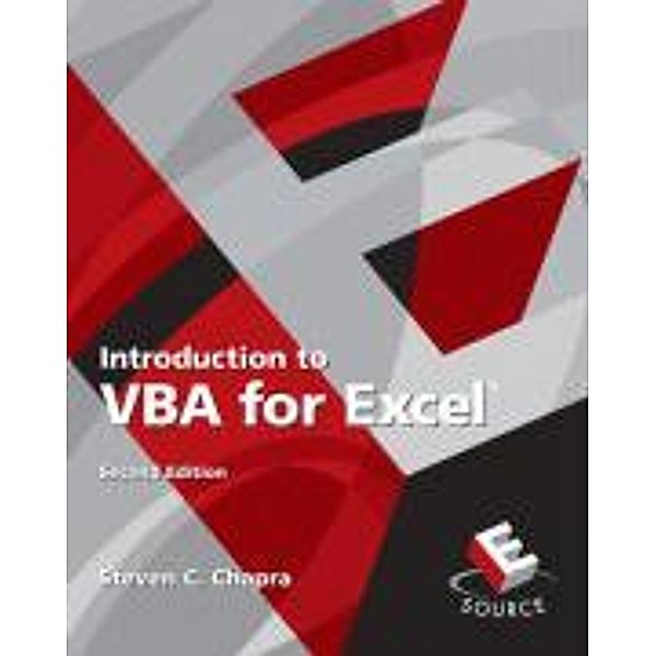 Introduction to VBA for Excel, Steven C. Chapra