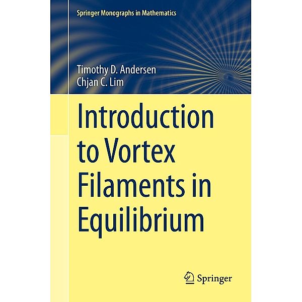 Introduction to Vortex Filaments in Equilibrium / Springer Monographs in Mathematics, Timothy D. Andersen, Chjan C. Lim