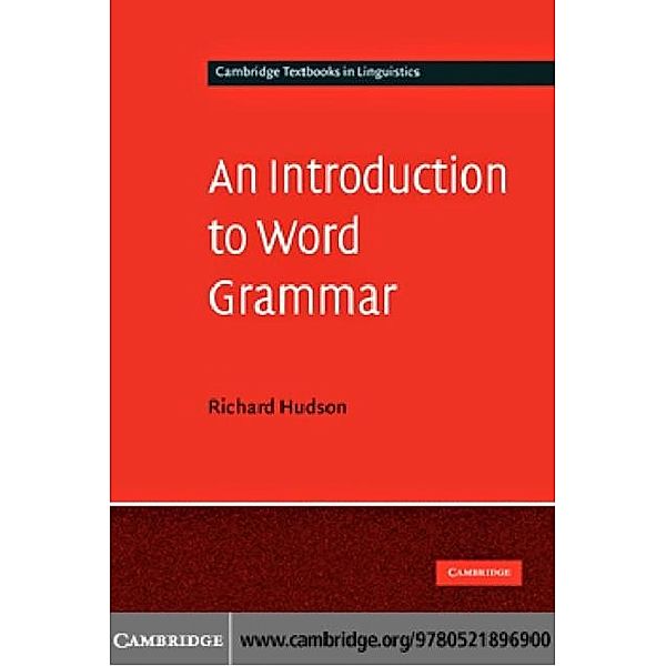 Introduction to Word Grammar, Richard Hudson