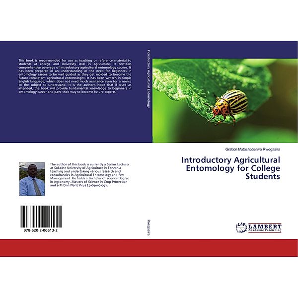 Introductory Agricultural Entomology for College Students, Gration Mutashoberwa Rwegasira