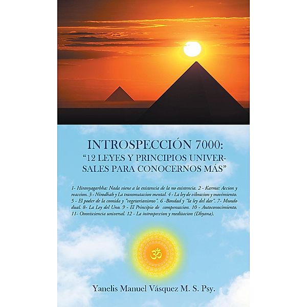 Introspeccion 7000: 12 leyes y principios universales para conocernos mas, Yanelis Manuel Vasquez