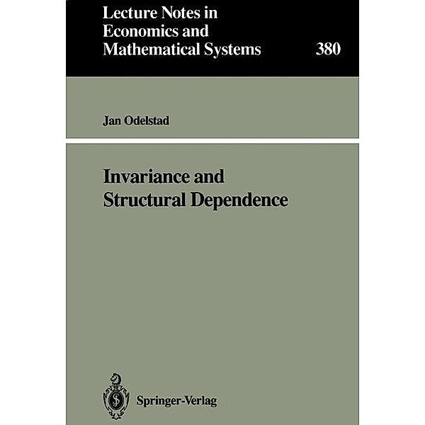 Invariance and Structural Dependence, Jan Odelstad