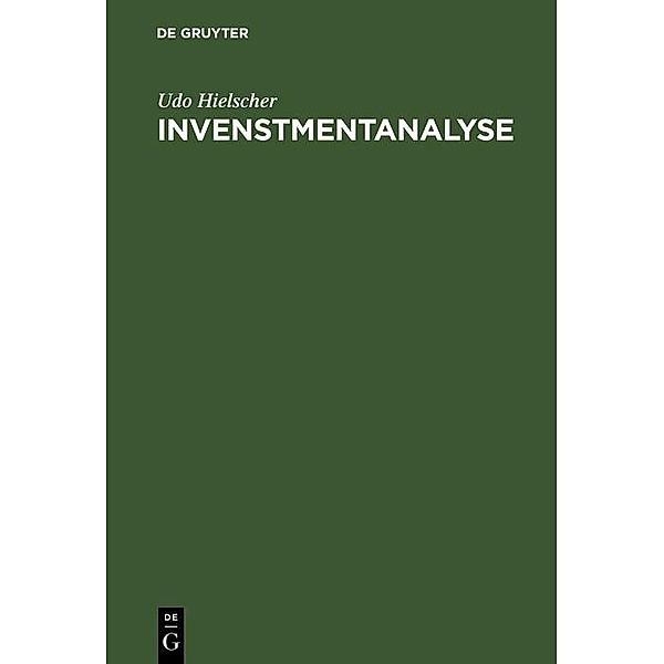 Invenstmentanalyse / Jahrbuch des Dokumentationsarchivs des österreichischen Widerstandes, Udo Hielscher