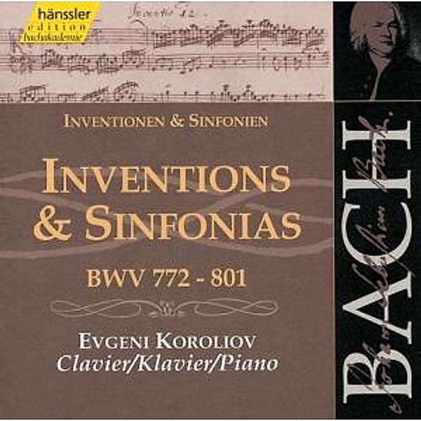 Inventionen & Sinfonien, Johann Sebastian Bach