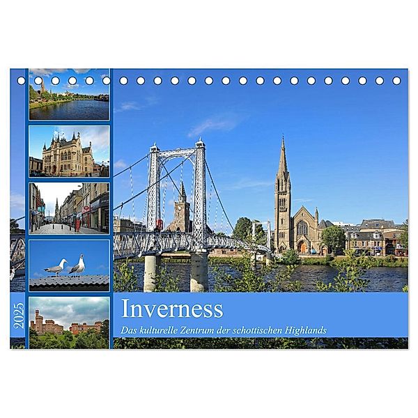 Inverness (Tischkalender 2025 DIN A5 quer), CALVENDO Monatskalender, Calvendo, Klaus Eppele