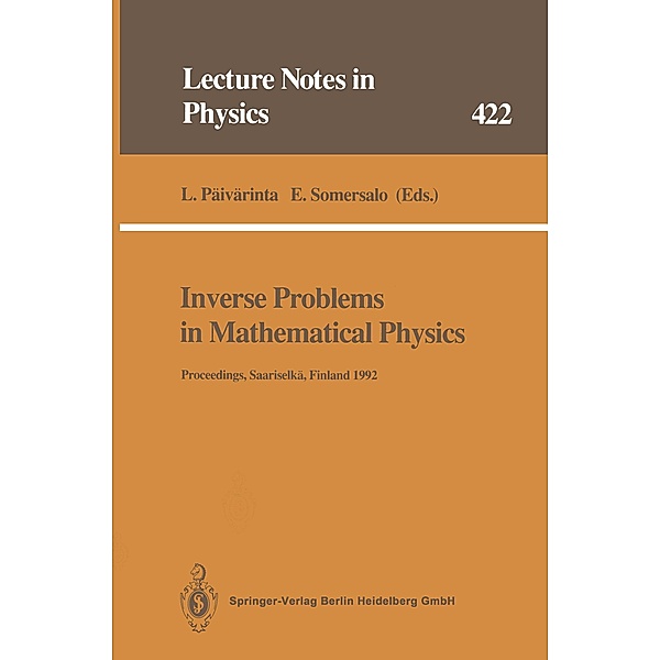 Inverse Problems in Mathematical Physics