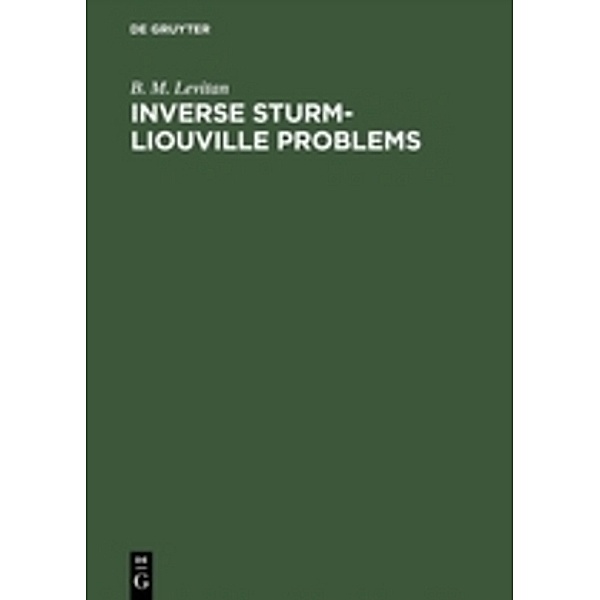 Inverse Sturm-Liouville Problems, B. M. Levitan